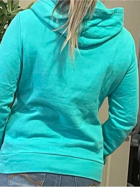 Aéropostale Teal Hoodie Sweatshirt - Picture 7 of 7